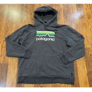 Patagonia Men’s Mid Weight Pullover Hoodie – Gray – Size XL Adventure Style